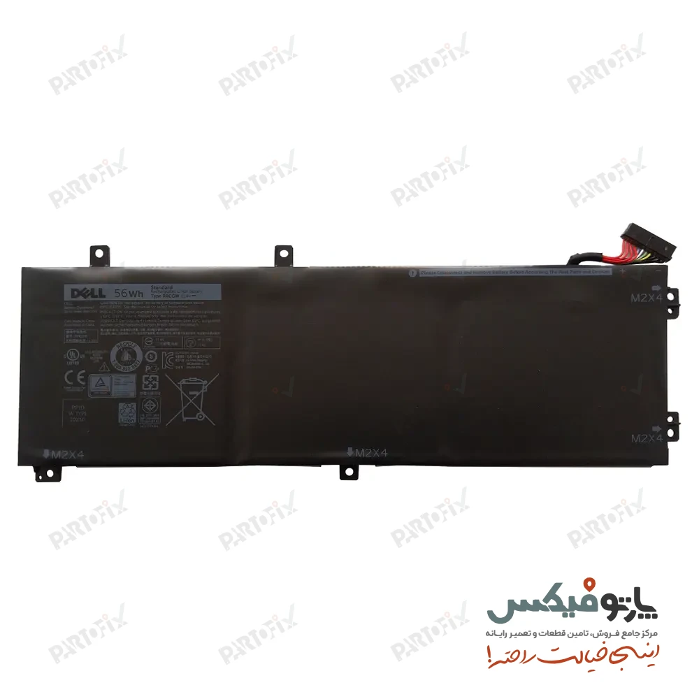 باتری اورجینال لپ تاپ دل XPS 15 9560 پارت نامبر 6GTPY