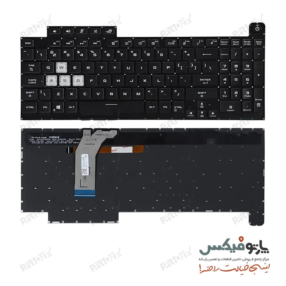 کیبورد لپ تاپ ایسوس ROG G731 G732