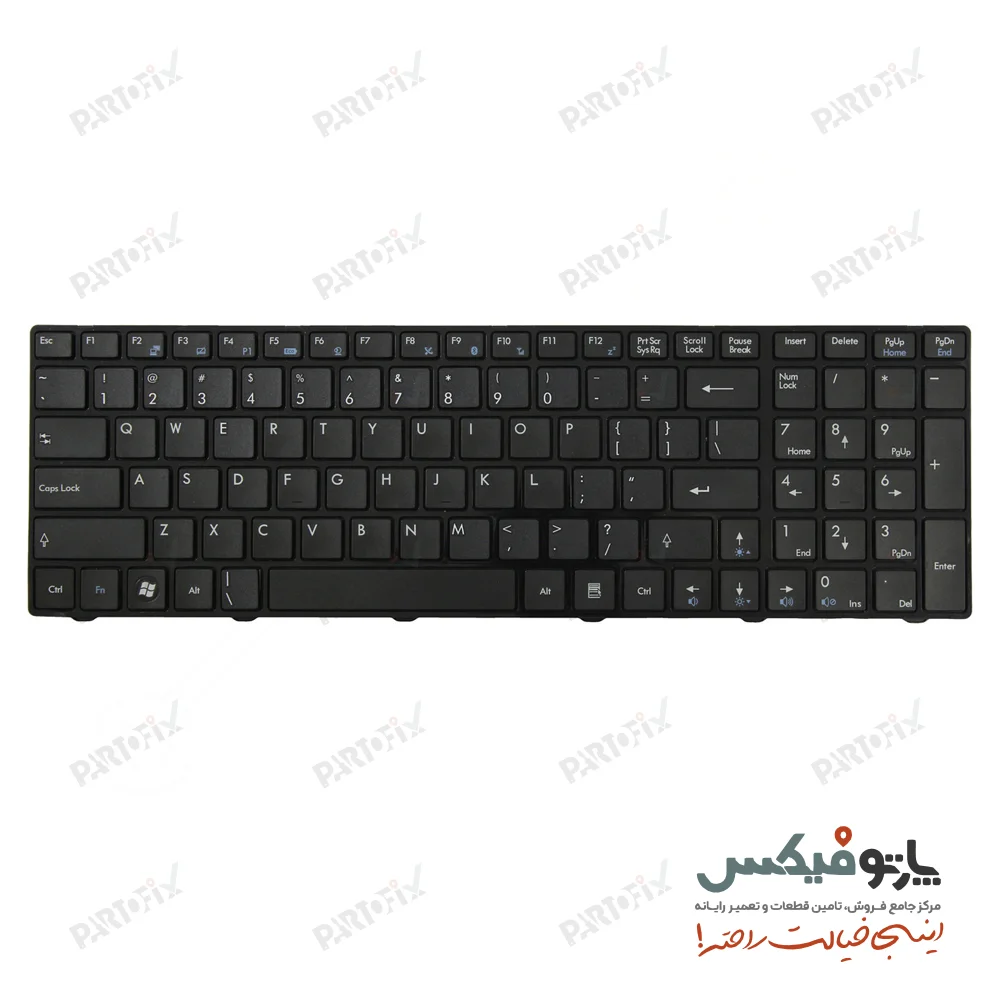 کیبورد لپ تاپ ام اس آی CR620