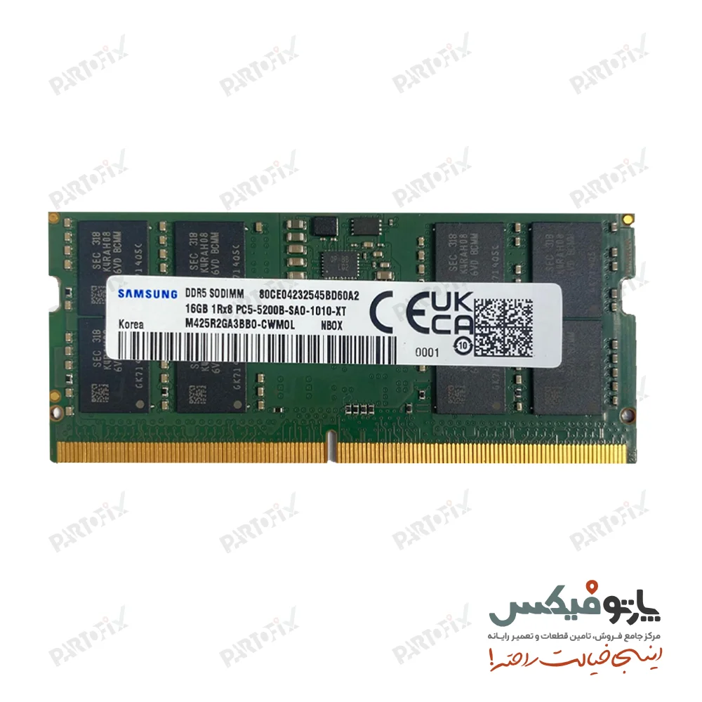 رم لپ تاپ 16 گیگابایت سامسونگ DDR5 5200 PC5-41600