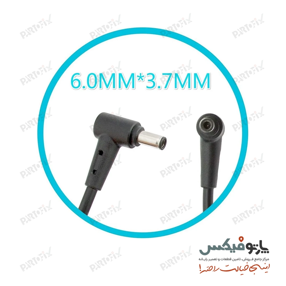 شارژر اورجینال لپ تاپ ایسوس 20 ولت 9 آمپر کانکتور 6.0X3.7