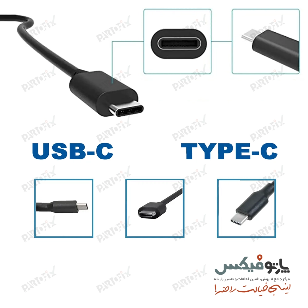 شارژر اورجینال لپ تاپ دل 90 وات TYPE-C