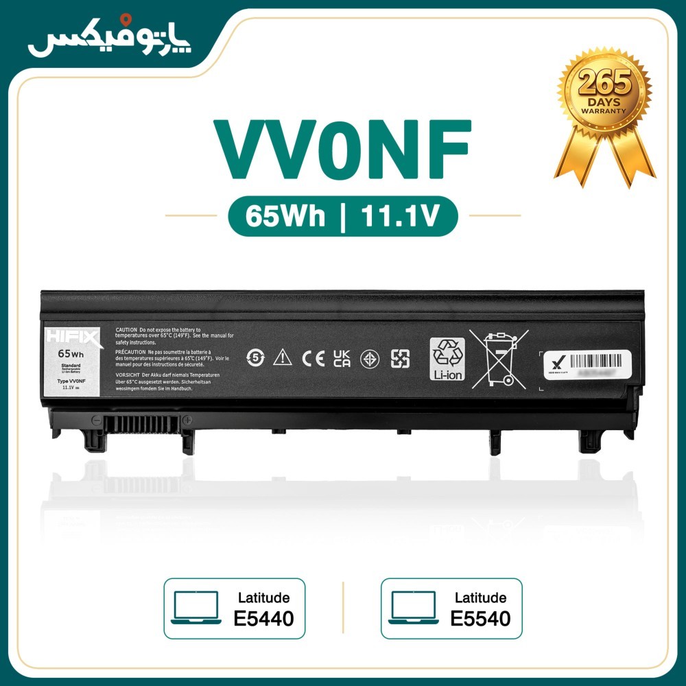 باتری لپ تاپ دل Dell E5540 E5440 VV0NF