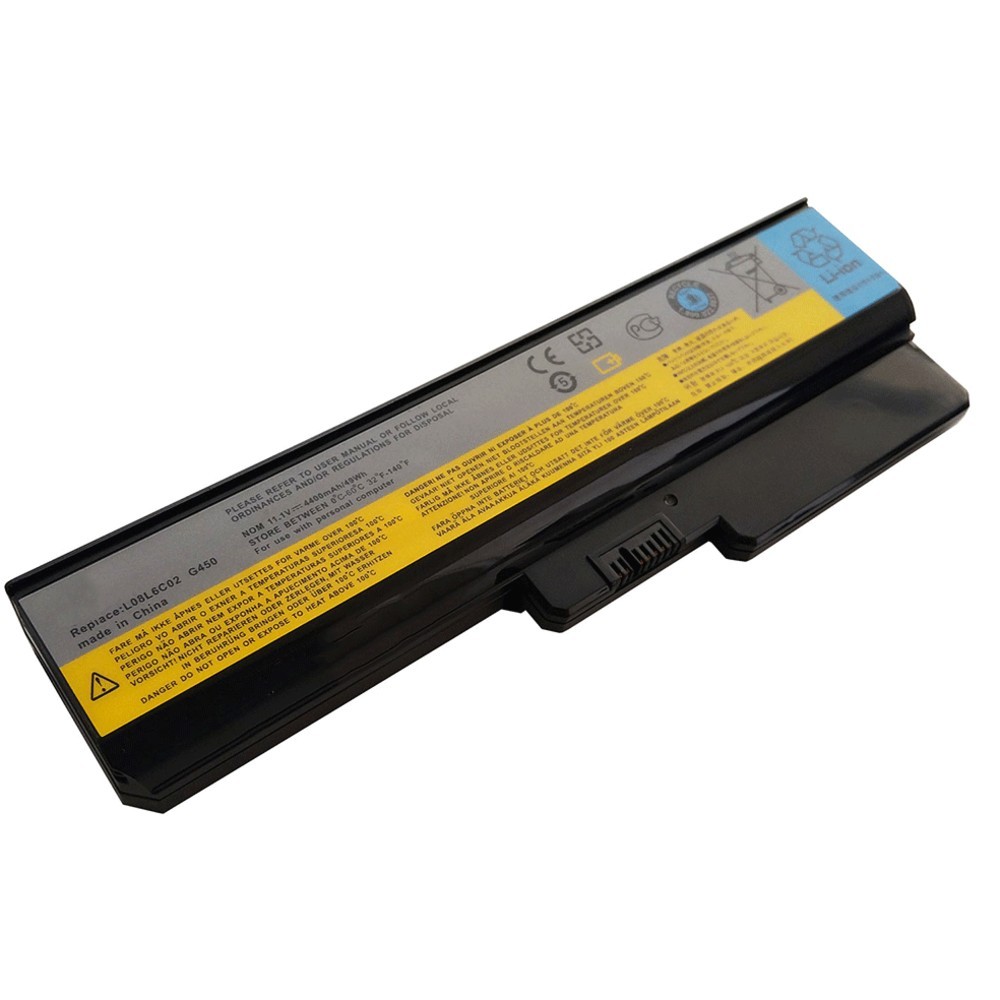 باتری لپ تاپ لنوو Lenovo IdeaPad G450 G550 پارت نامبر L08L6C02