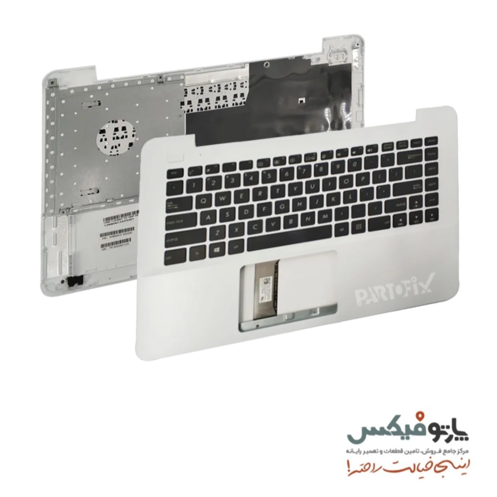 قاب دور کیبورد (C) لپ تاپ ایسوس K455LD نقره ای