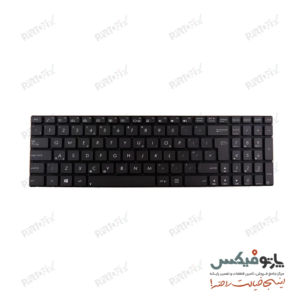 کیبورد لپ تاپ ایسوس Asus UX51 مشکی با بکلایت
