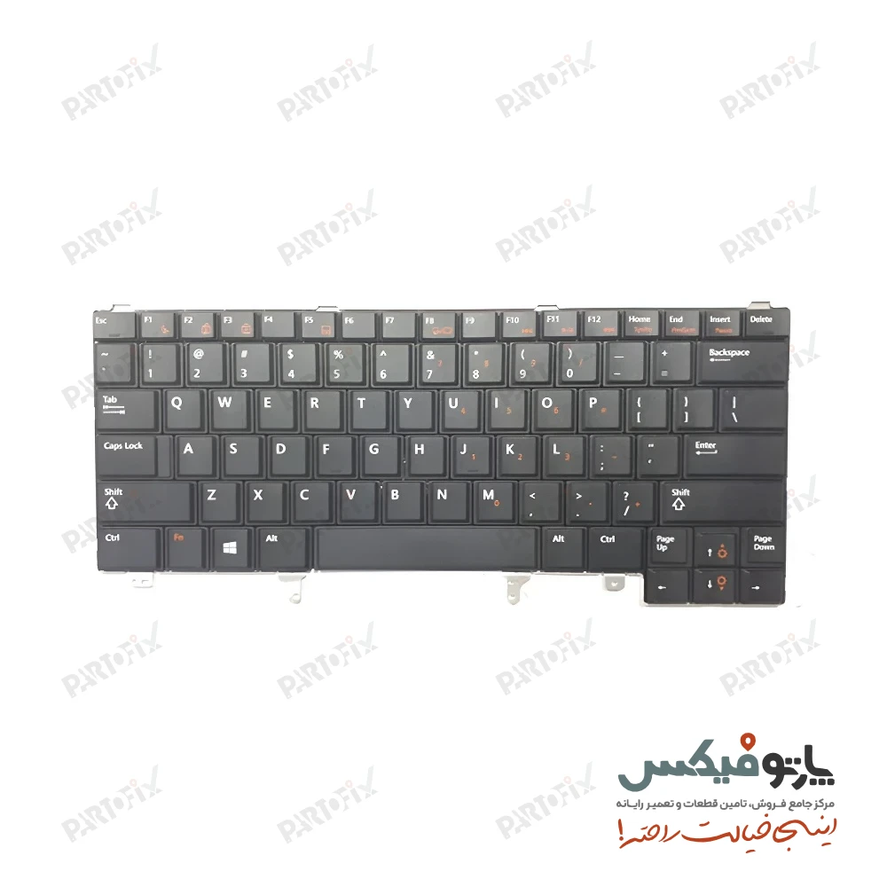 کیبورد لپ تاپ دل Dell Latitude E6420 بدون بکلایت-بدون موس
