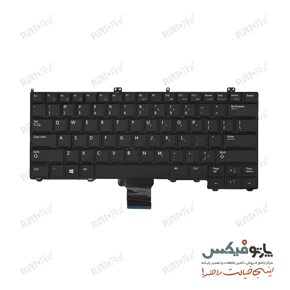 کیبورد لپ تاپ دل Dell Latitude E7440 E7240 اینتر کوچک