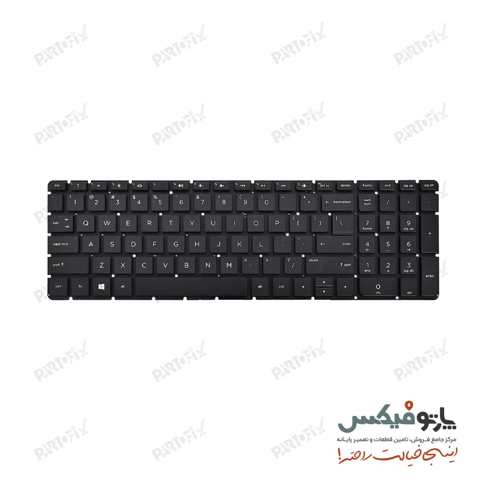 کیبورد لپ تاپ اچ پی HP Pavilion 15-AC 15-AY مشکی