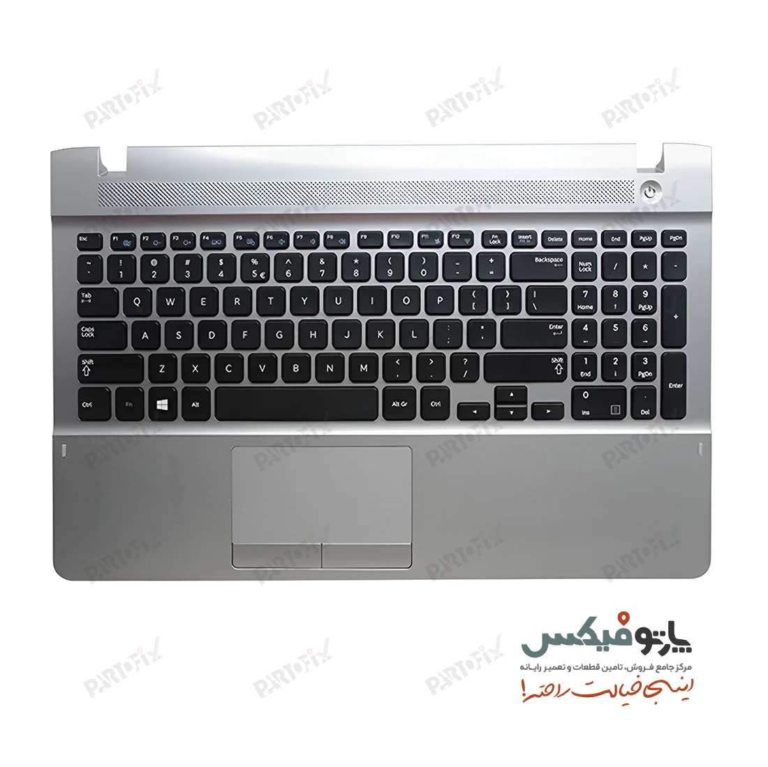 قاب و کیبورد (C+K) لپ تاپ سامسونگ NP300E5V مشکی-سرمه‌ای