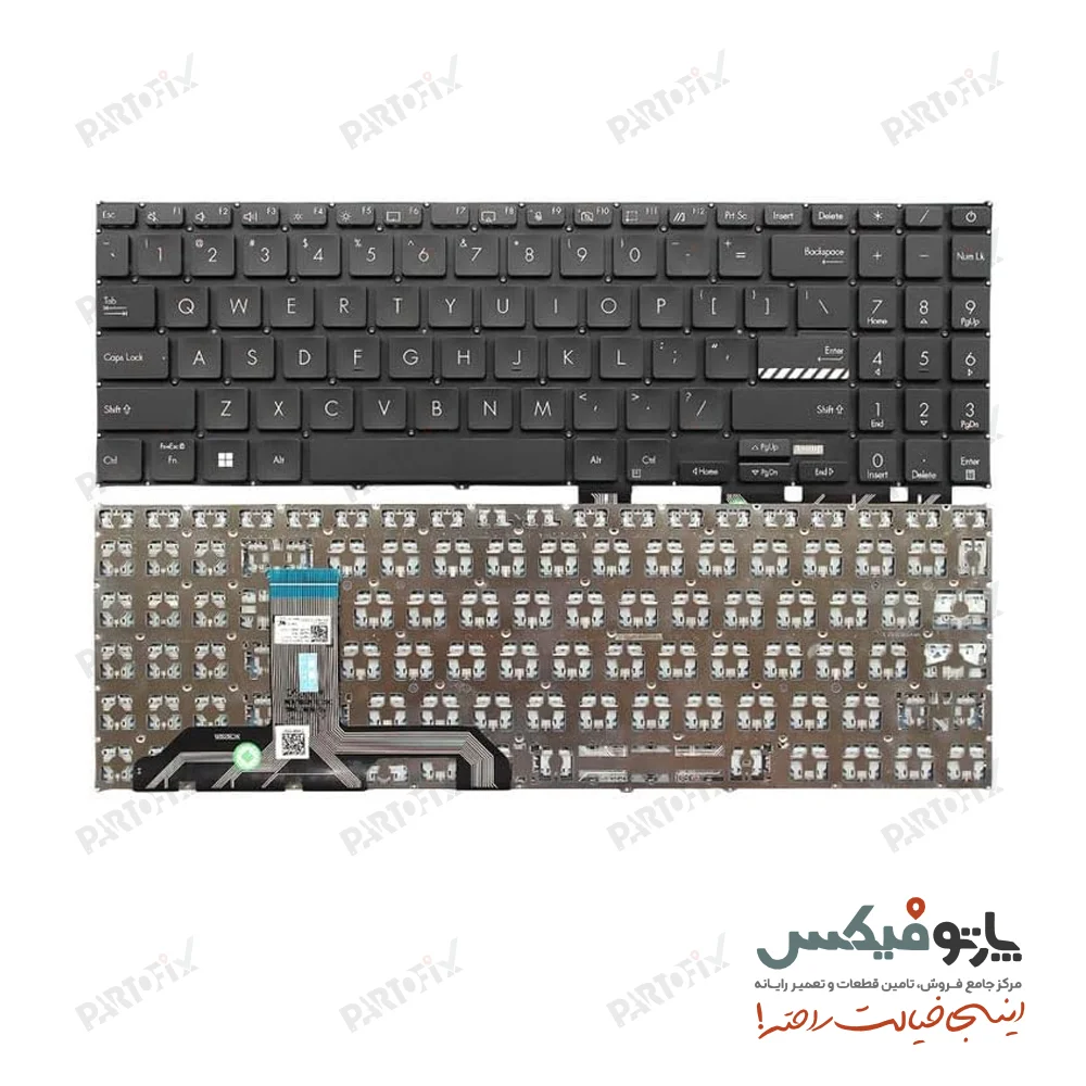 کیبورد لپ تاپ ایسوس X1504 بدون بک لایت