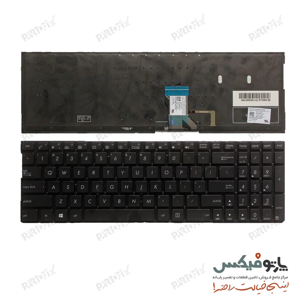 کیبورد لپ تاپ ایسوس Q552 / UX560
